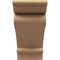 Ekena Millwork 4"W x 8"D x 8"H Classic Mayflower Rough Cedar Woodgrain TimberThane Corbel, Primed Tan CORUR04X08X08MAYRCPR - alternate 4
